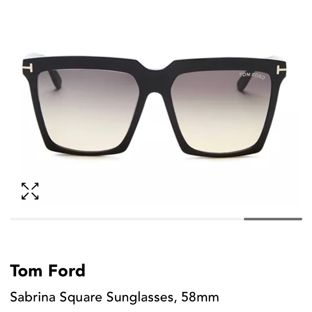 Tom Ford Sabrina Square Sunglasses, 58mm